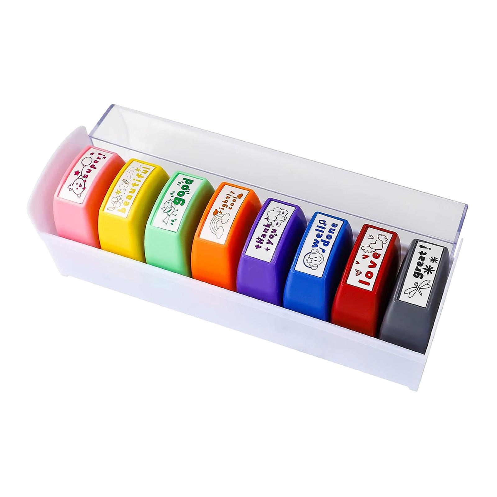 Kids Education Motivation - 8x conjunto de selos para professores,