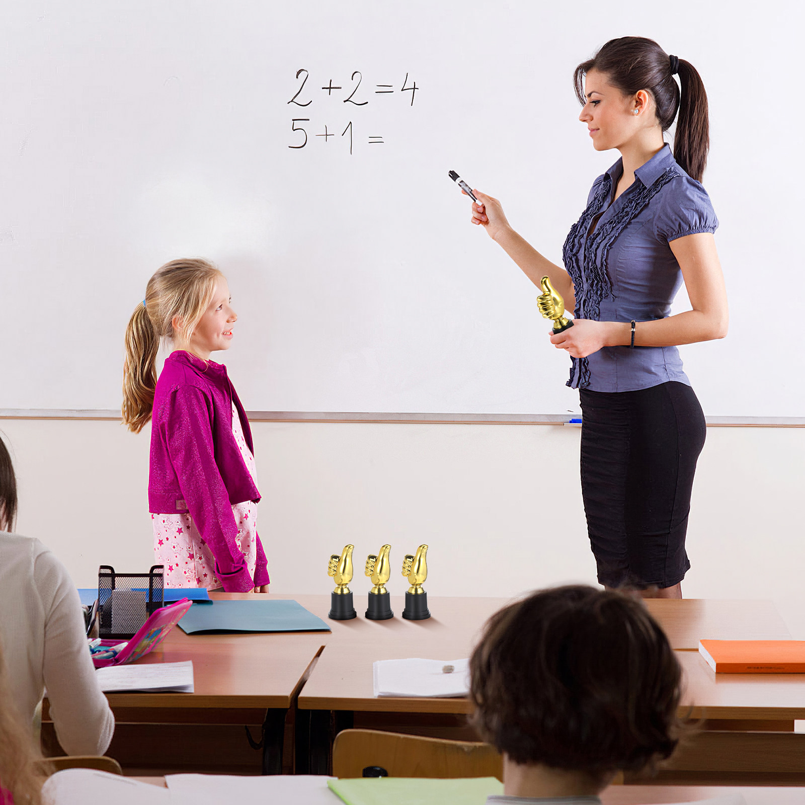 6 Peças de Troféus Criativos e - Kids Education Motivation avaliação e preço