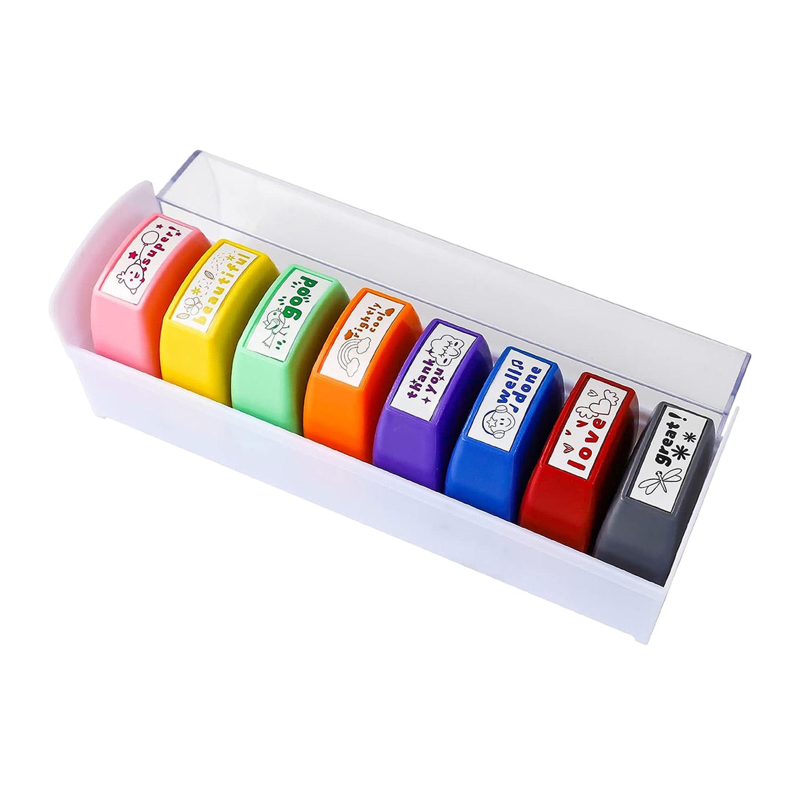 8x conjunto de selos para prof - Kids Education Motivation avaliação e preço