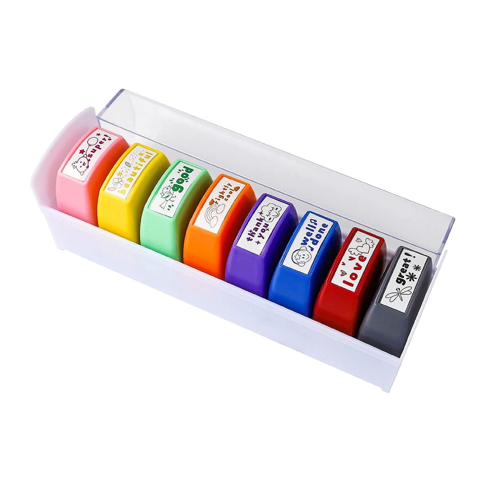 8x conjunto de selos para prof - Kids Education Motivation avaliação e preço