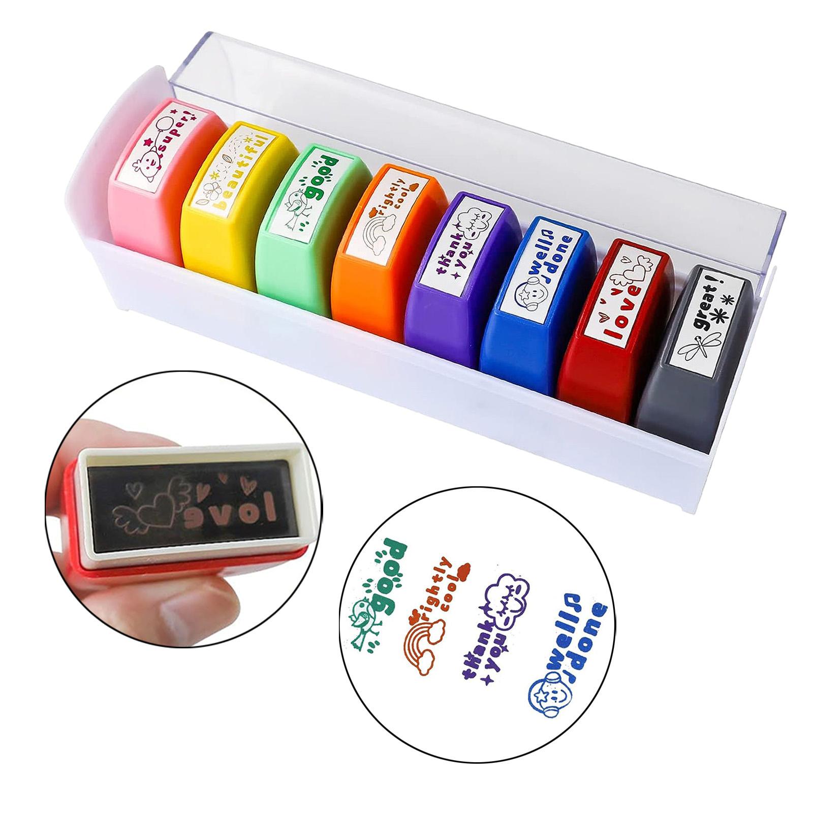 8x conjunto de selos para prof - Kids Education Motivation avaliação e preço