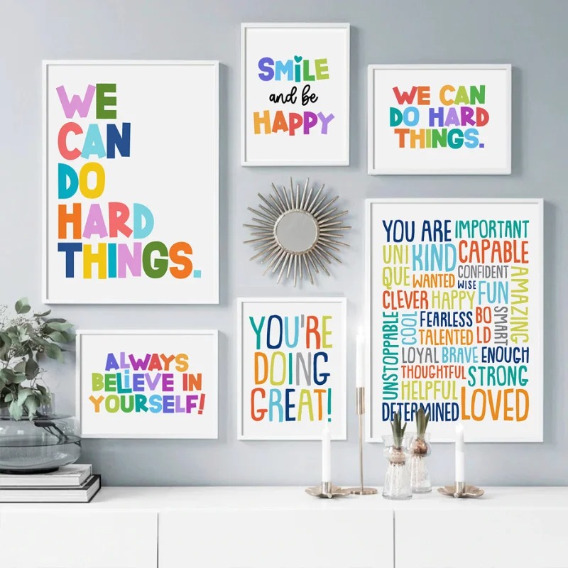 Pôster Inspirador para Parede  - Kids Education Motivation avaliação e preço