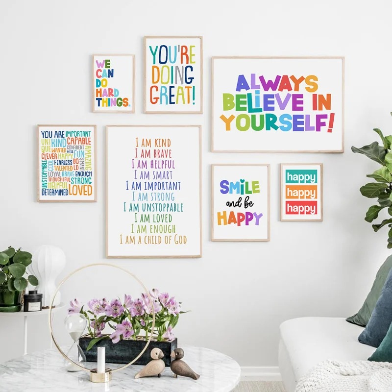 Pôster Inspirador para Parede  - Kids Education Motivation avaliação e preço