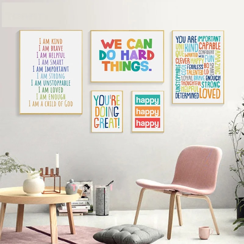 Pôster Inspirador para Parede  - Kids Education Motivation avaliação e preço