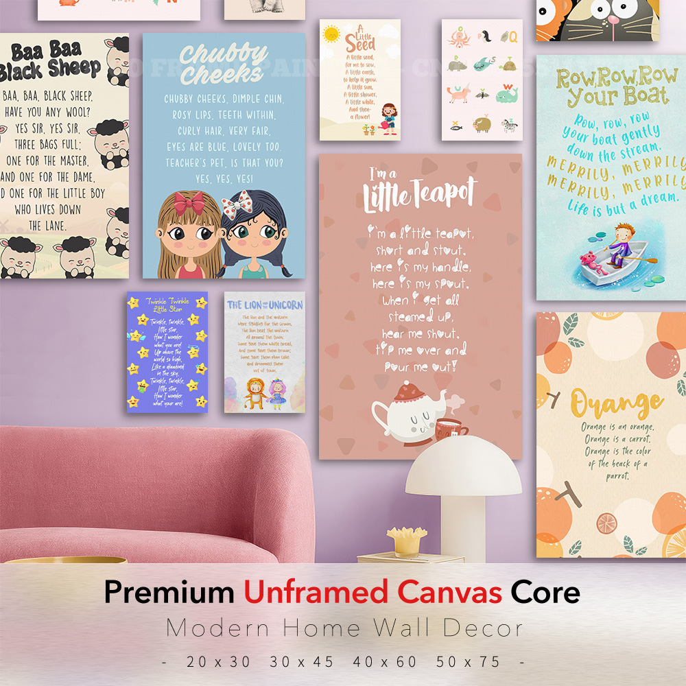 Pôster de Lona com Canções Inf - Kids Education Rhymes avaliação e preço