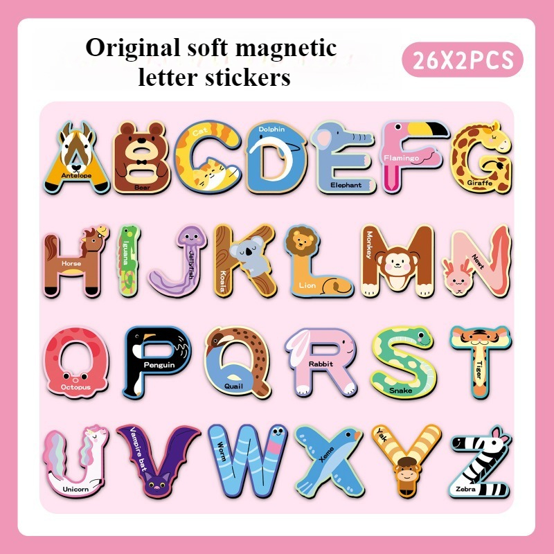 52 peças de adesivos magnético - Abc Kids Early Education avaliação e preço