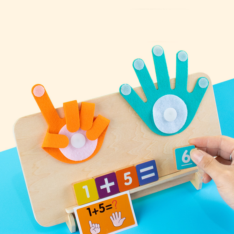 Montessori Wooden Finger Numbe - Kids Education Number avaliação e preço