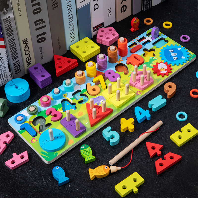 Montessori brinquedos de madei - Kids Education Number avaliação e preço