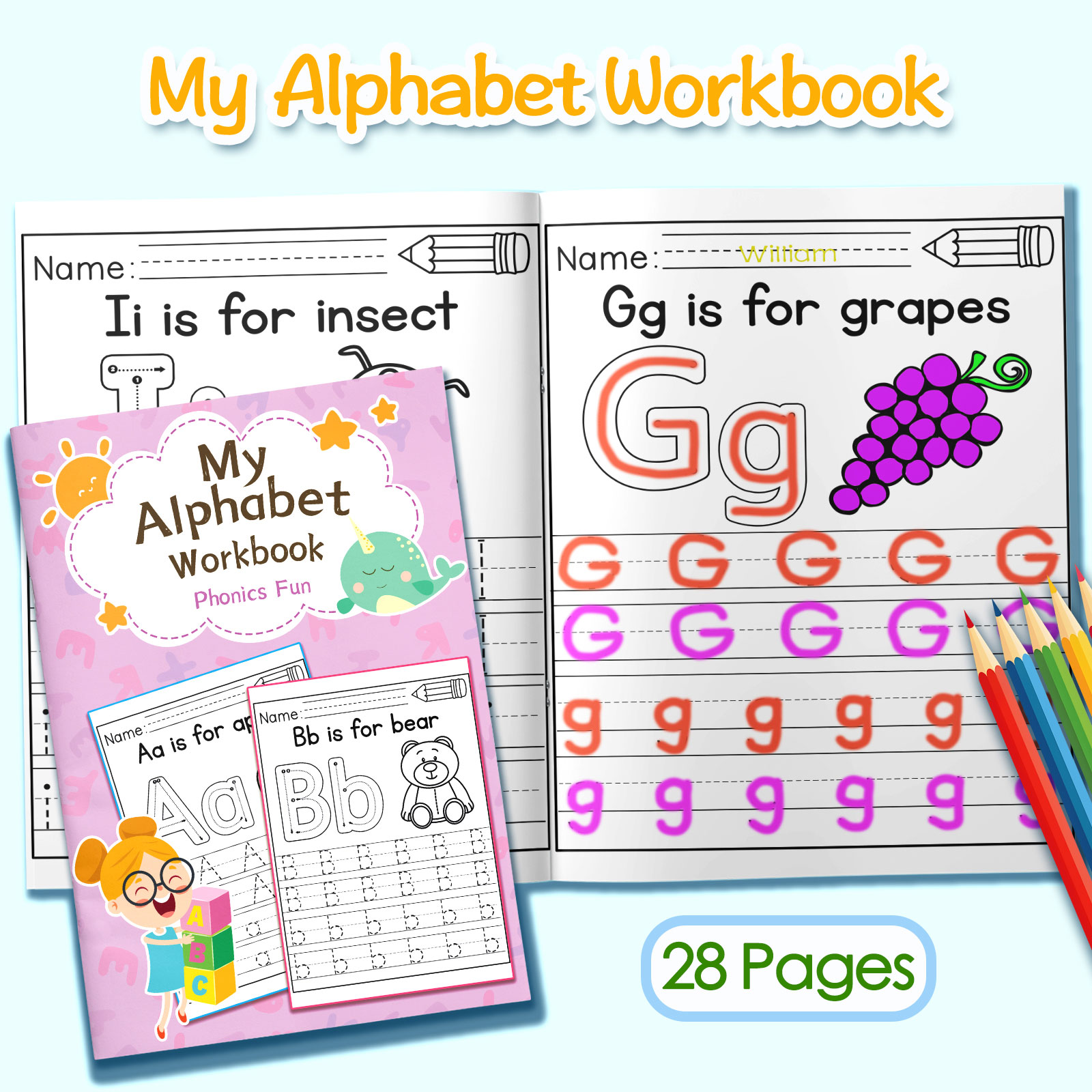 Livro de atividades para color - Kids Education Activities avaliação e preço