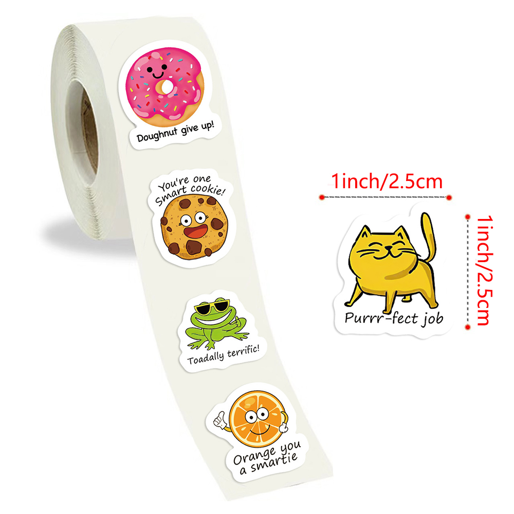 100-500 pçs decalque bonito es - Kids Education Motivation avaliação e preço