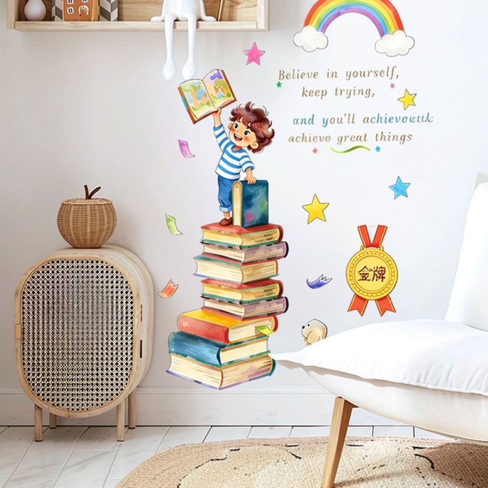 Autocolante de parede com fras - Kids Education Motivation avaliação e preço